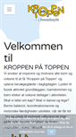 Mobile Screenshot of kroppenpaatoppen.dk