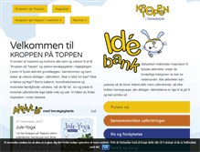 Tablet Screenshot of kroppenpaatoppen.dk